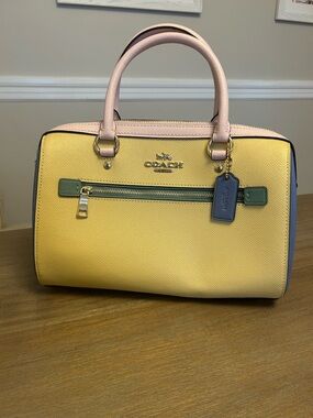 Coach Colorblock Rowan Satchel